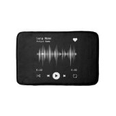 Muziekspeler Kunstenaar en Song Gepersonaliseerd z Badmat (Voorkant)