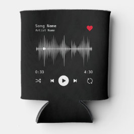 Muziekspeler Kunstenaar en Song Gepersonaliseerd z Blikjeskoeler