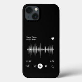 Muziekspeler Kunstenaar en Song Gepersonaliseerd z Case-Mate iPhone Case