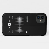 Muziekspeler Kunstenaar en Song Gepersonaliseerd z Case-Mate iPhone Case (Achterkant (horizontaal))