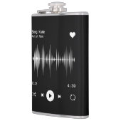 Muziekspeler Kunstenaar en Song Gepersonaliseerd z Heupfles (Links)