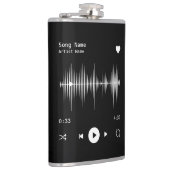 Muziekspeler Kunstenaar en Song Gepersonaliseerd z Heupfles (Rechts)