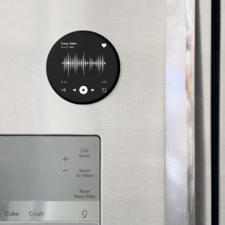 Muziekspeler Kunstenaar en Song Gepersonaliseerd z Magneet