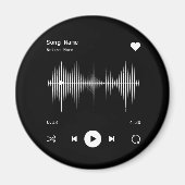 Muziekspeler Kunstenaar en Song Gepersonaliseerd z Magneet (Voorkant)