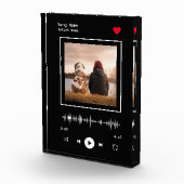 Muziekspeler Kunstenaar en Song Gepersonaliseerde Fotoblokken (Rechts)