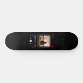Muziekspeler Kunstenaar en Song Gepersonaliseerde  Persoonlijk Skateboard (Horizontaal)