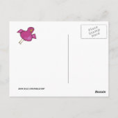 muziekstad twittert briefkaart (Achterkant)