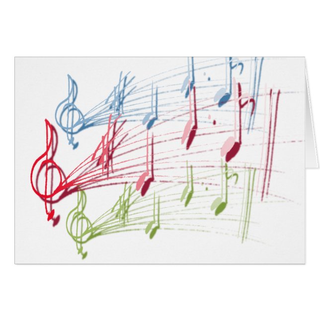 Muziekstaf (Voorkant Horizontaal)