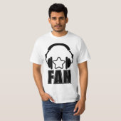 MUZIEKSTER FAN T-SHIRT (Voorkant volledig)