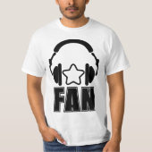 MUZIEKSTER FAN T-SHIRT (Voorkant)