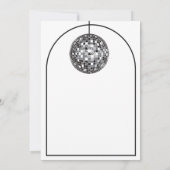 Muziekster in haar verjaardagstijd Uitnodiging (Achterkant)