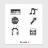 Muziekstickers Sticker (Vel)