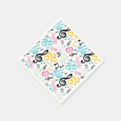 Muziekstijl van de jaren 90 servet (Hoek)