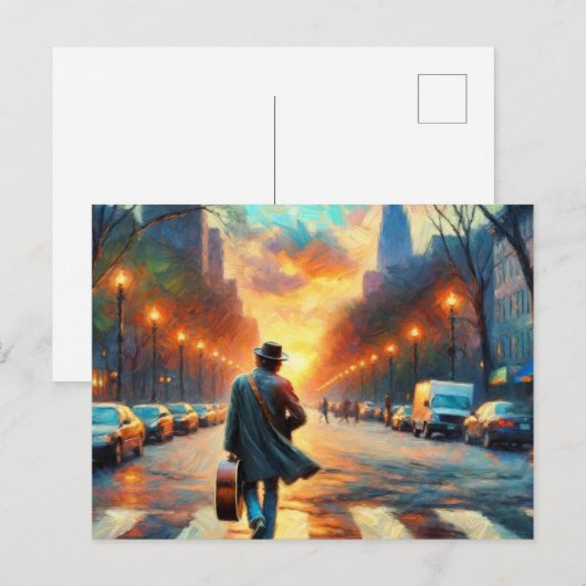 Muziekstraat Briefkaart (Voorkant / Achterkant)