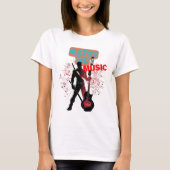 Muziekstrijder T-shirt (Voorkant)