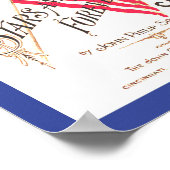  muziekstrips en stripes voor het kopiëren poster (Hoek)