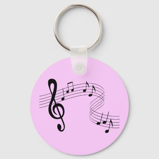 Muziekstroom Sleutelhanger (Voorkant)