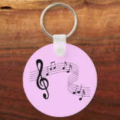 Muziekstroom Sleutelhanger (Voorkant)