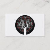 muziekstructuur visitekaartje (Achterkant)