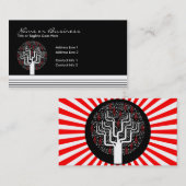 muziekstructuur visitekaartje (Voorkant / Achterkant)