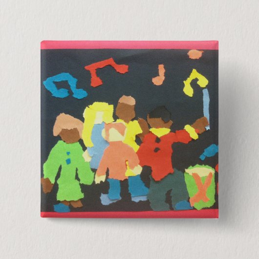 Muziekstudenten Button voor papierkoeling (Voorkant)