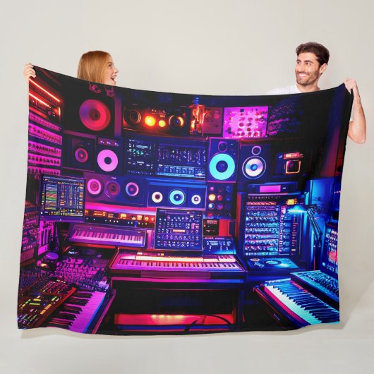 Muziekstudio Fleece Deken (In situ)