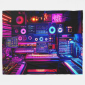 Muziekstudio Fleece Deken (Voorkant (Horizontaal))