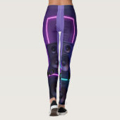 Muziekstudio-liefde Leggings (Achterkant)