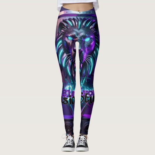Muziekstudio-liefde Leggings (Voorkant)