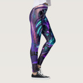 Muziekstudio-liefde Leggings (Rechts)