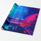 Muziekstudio onder water cadeaupapier (Uitgerold)