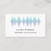 Muziekstudio Professionele Geluidstechnicus Minima Visitekaartje (Voorkant)
