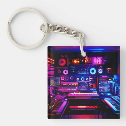 Muziekstudio Sleutelhanger (Voorkant)