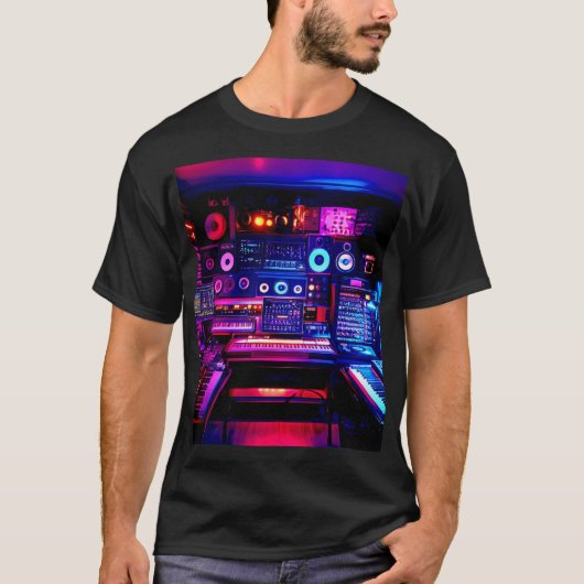 Muziekstudio T-shirt (Voorkant)
