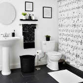 muzieksymbolen badhanddoekset bad handdoek