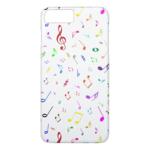 Muzieksymbolen in regenboogkleuren Case-Mate iPhone case