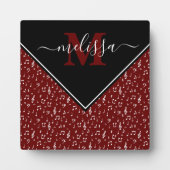 Muzieksymbolen op maat fotoplaat (Voorkant)