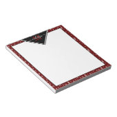 Muzieksymbolen op maat gemaakt notitieblok (Schuin)