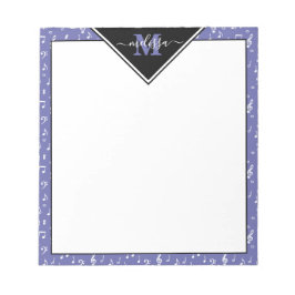 Muzieksymbolen op maat gemaakt notitieblok