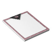 Muzieksymbolen op maat gemaakt notitieblok (Schuin)