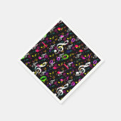 Muzieksymbolen Patroon Ontwerp Servet (Hoek)