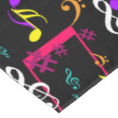 Muzieksymbolen Patroon Ontwerp Tafelkleed (Gekanteld)