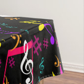 Muzieksymbolen Patroon Ontwerp Tafelkleed (Voorbeeld)
