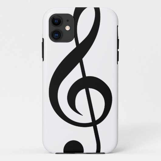 Muzieksymbool Treble Clef G-Clef Case-Mate iPhone Case (Achterkant)