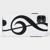 Muzieksymbool Treble Clef G-Clef Case-Mate iPhone Case (Achterkant (horizontaal))