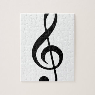 Muzieksymbool Treble Clef G-Clef Legpuzzel
