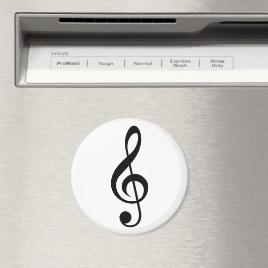 Muzieksymbool Treble Clef G-Clef Magneet (Insitu (Vaatwasser))