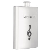 Muzieksymbool Treble Clef Simple Flacon (Rechts)