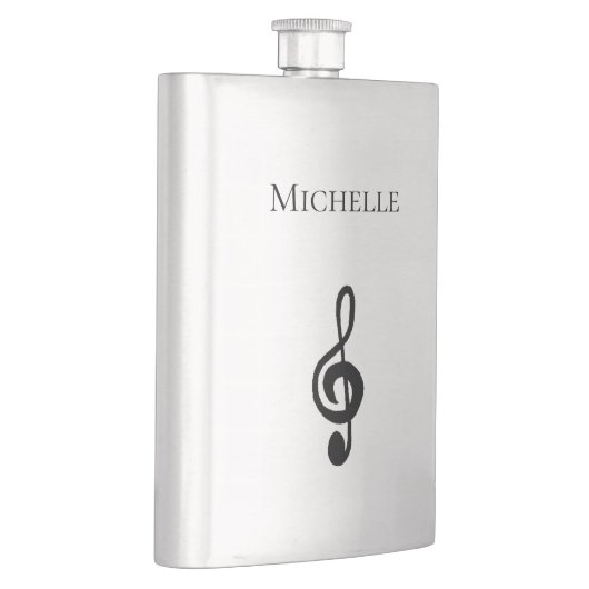 Muzieksymbool Treble Clef Simple Flacon (Rechts)