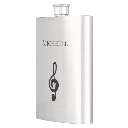 Muzieksymbool Treble Clef Simple Flacon (Links)